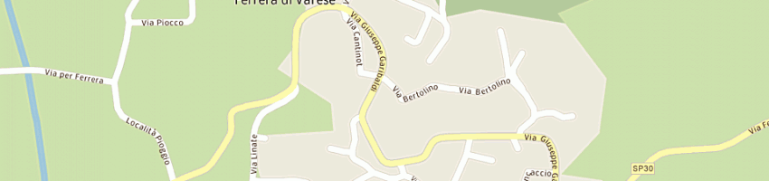 Mappa della impresa municipio a FERRERA DI VARESE
