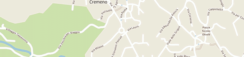 Mappa della impresa rocca gianmarco a CREMENO