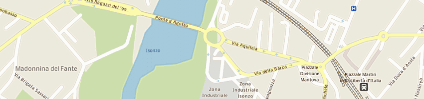 Mappa della impresa autotrasporti gianbattista valent e c sas a GORIZIA