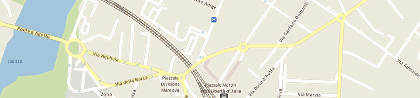 Mappa della impresa centro servizi di folla giovanni e c snc a GORIZIA