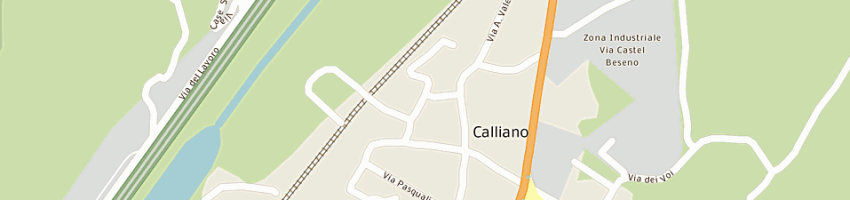 Mappa della impresa scuola elementare calliano a CALLIANO