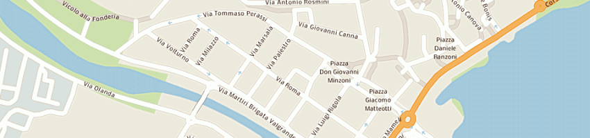 Mappa della impresa bar roma a VERBANIA