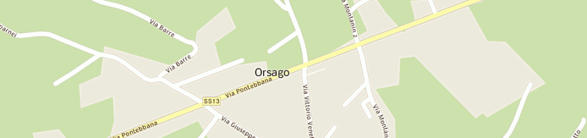 Mappa della impresa brodo oro di zangrando armido a ORSAGO