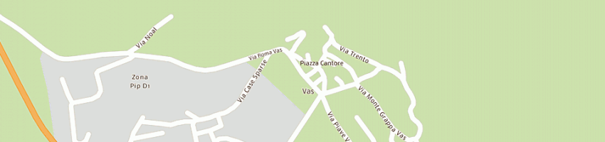 Mappa della impresa municipio a VAS