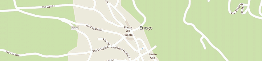 Mappa della impresa pizzeria dalla bionda a ENEGO