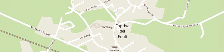 Mappa della impresa municipio a CAPRIVA DEL FRIULI