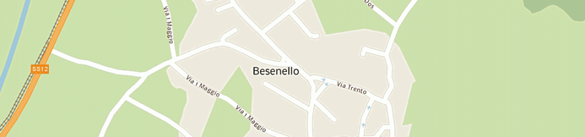 Mappa della impresa municipio di besenello a BESENELLO