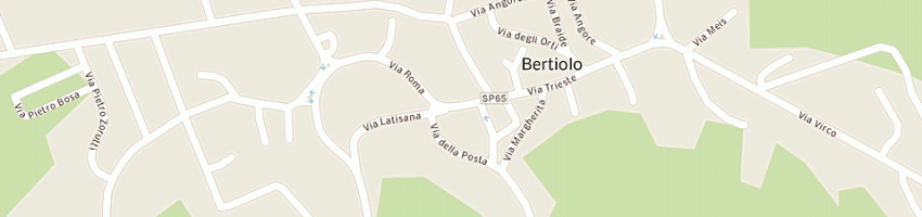 Mappa della impresa malisani adriano a BERTIOLO