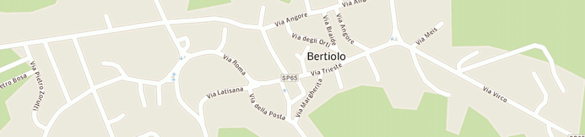 Mappa della impresa scuola elementare a BERTIOLO