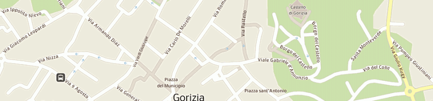 Mappa della impresa tomasella assicurazioni sas di enzo tomasella e c a GORIZIA