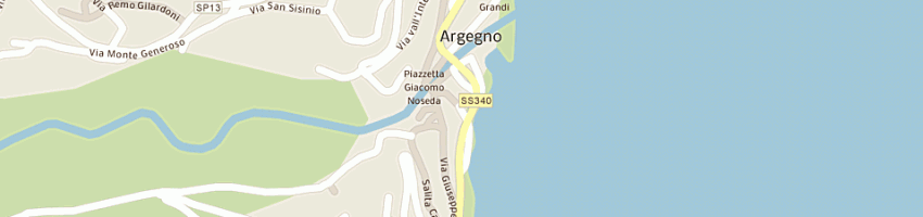Mappa della impresa minstero dei trasporti e della navigazione-gestione navigazione laghi a ARGEGNO