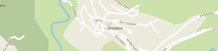 Mappa della impresa ristorante la brea (srl) a DIZZASCO