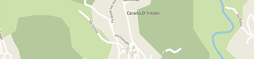 Mappa della impresa ristorante edera a CERANO D INTELVI