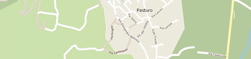 Mappa della impresa panificio fanciosti giambattista a PASTURO