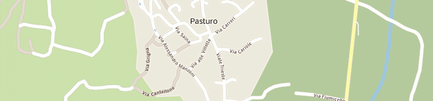 Mappa della impresa mercadante giuseppe a PASTURO