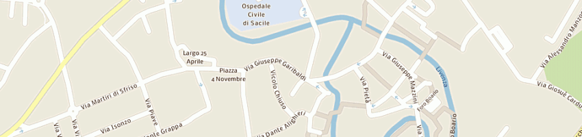 Mappa della impresa citta' di milano (srl) a SACILE