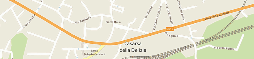 Mappa della impresa nuti giorgio e c (snc) a CASARSA DELLA DELIZIA