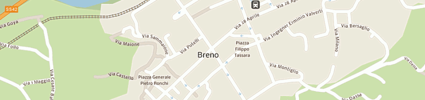 Mappa della impresa do' vittorio a BRENO