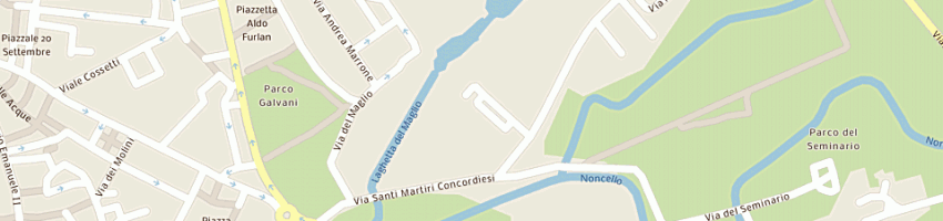 Mappa della impresa centro diocesano attivita' sportive pordenone a PORDENONE