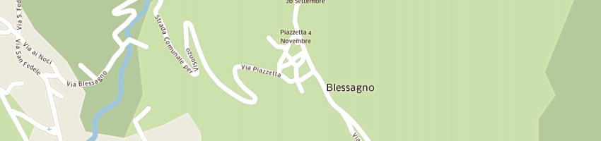 Mappa della impresa municipio di blessagno a BLESSAGNO