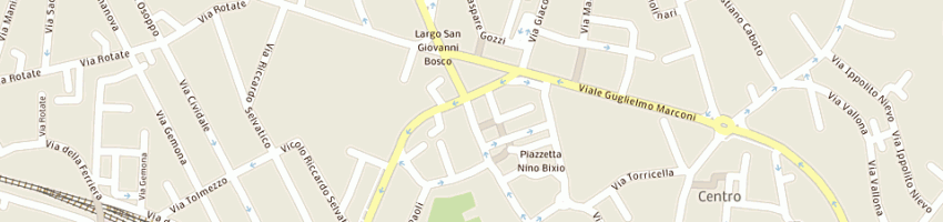 Mappa della impresa agenzia immobiliare pn inform di verdichizzi rag giuseppe a PORDENONE