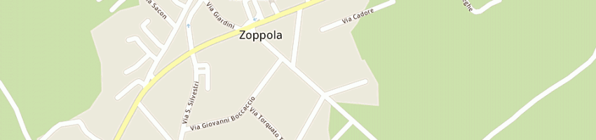 Mappa della impresa scuola media statale a ZOPPOLA