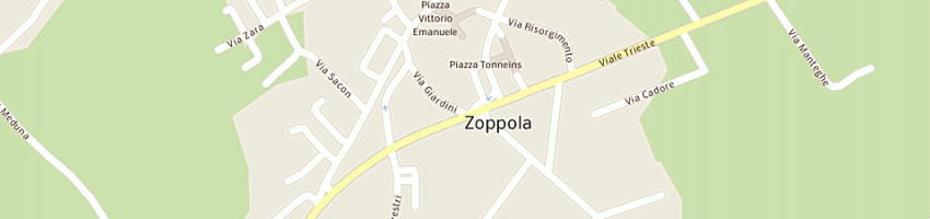 Mappa della impresa lg impianti srl a ZOPPOLA