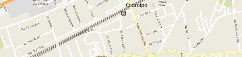 Mappa della impresa foto ottica socol a CODROIPO