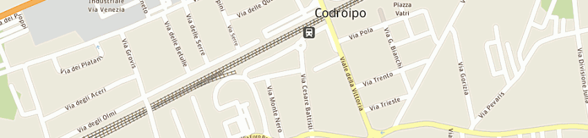 Mappa della impresa citran giorgio a CODROIPO