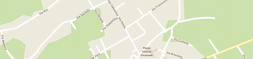 Mappa della impresa pizzeria al caretel a ZOPPOLA