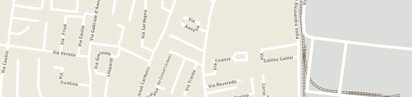 Mappa della impresa autofficina fg di fornasier giuseppe a PORCIA