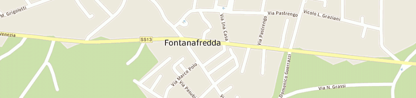 Mappa della impresa autofficina framar di santin sandro a FONTANAFREDDA