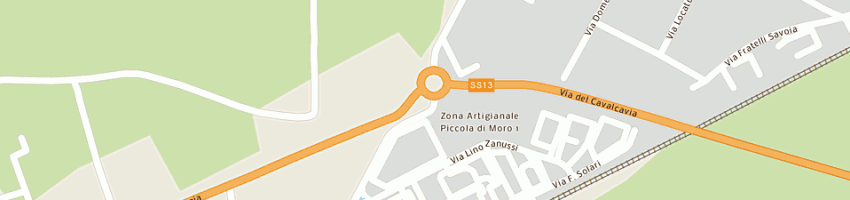 Mappa della impresa fabbro vanni srl a CODROIPO