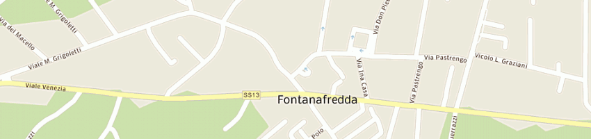 Mappa della impresa ottica genesis a FONTANAFREDDA