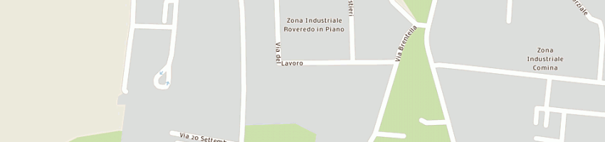 Mappa della impresa tecneco srl a ROVEREDO IN PIANO