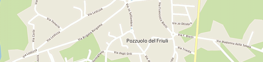 Mappa della impresa municipio a POZZUOLO DEL FRIULI