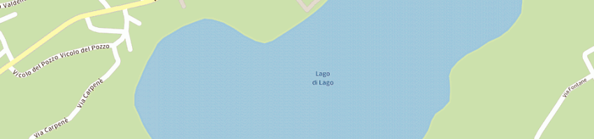 Mappa della impresa pennellificio tiziano a LAGO