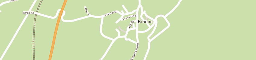 Mappa della impresa prandini davide a BRAONE