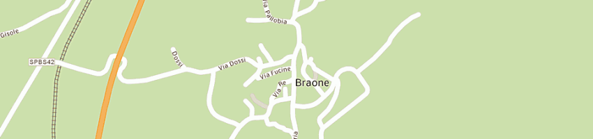 Mappa della impresa municipio a BRAONE