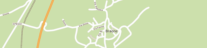 Mappa della impresa municipio a BRAONE