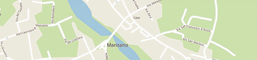Mappa della impresa savino vito a MANZANO