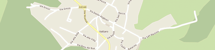 Mappa della impresa panificio andreatta (snc) a VATTARO