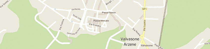 Mappa della impresa la bottega del tappezziere di mazzon paola a VALVASONE
