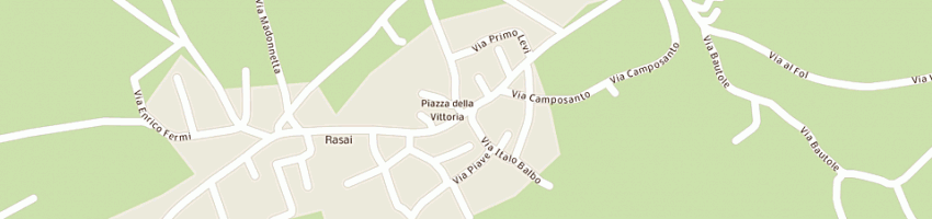 Mappa della impresa ristorante pizzeria al castegner-pasa e pauletti snc a SEREN DEL GRAPPA