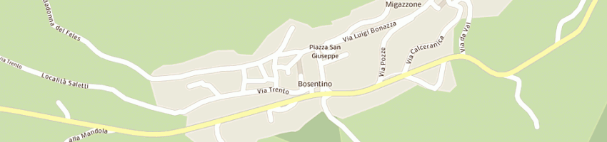 Mappa della impresa valcanover alberto a BOSENTINO