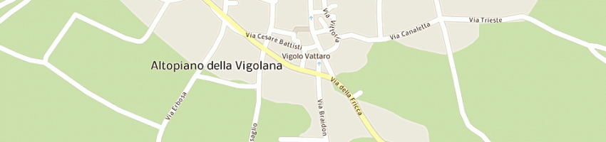 Mappa della impresa tamanini mauro a VIGOLO VATTARO