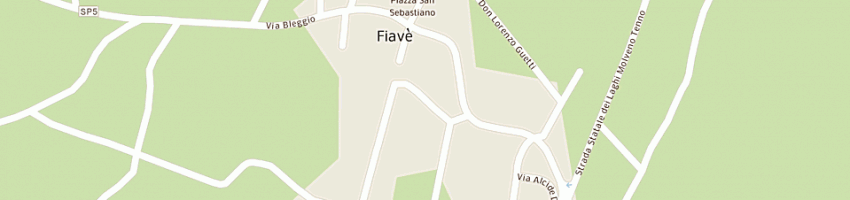 Mappa della impresa sanifarm srl a FIAVE 