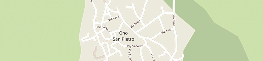 Mappa della impresa municipio a ONO SAN PIETRO