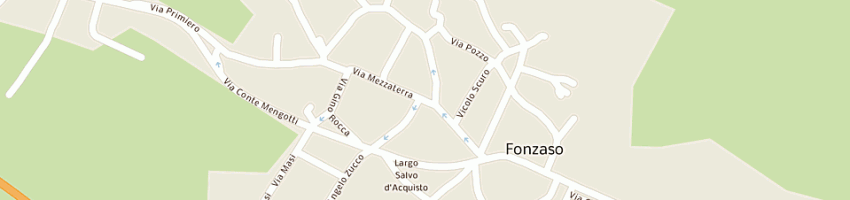 Mappa della impresa bar commercio di iacconi augusto a FONZASO