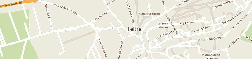 Mappa della impresa dolce salato di fertonani francesco a FELTRE